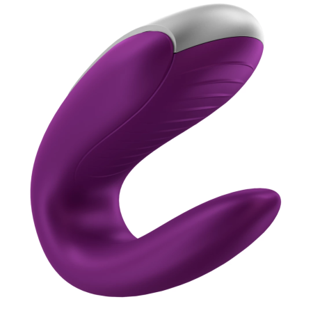 Satisfyer Double Fun Violet - Interactive Intimate Device for Couples