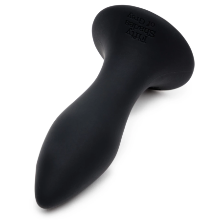 Fifty Shades of Grey Sensation Vibrating Plug Black Silicone USB, Compact