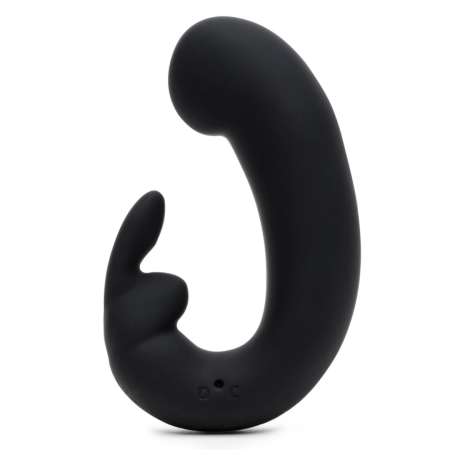 Fifty Shades of Grey Sensation G-Spot Rabbit Dual Action Black Silicone