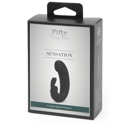 Fifty Shades of Grey Sensation G-Spot Rabbit Dual Action Black Silicone