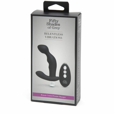 Fifty Shades of Grey Relentless Vibrations Silicone Remote System Black