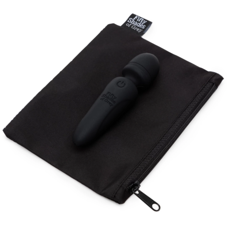 Fifty Shades of Grey Sensation Mini Wand Black USB Rechargeable Massager