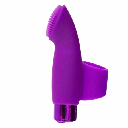 PowerBullet Naughty Nubbies Purple Rechargeable Silicone Finger Massager