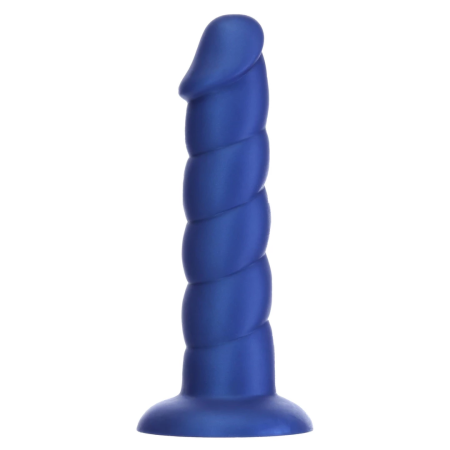 Addiction Fantasy 20 cm Intimate Model Unicorn Blue Silicone Ribbed