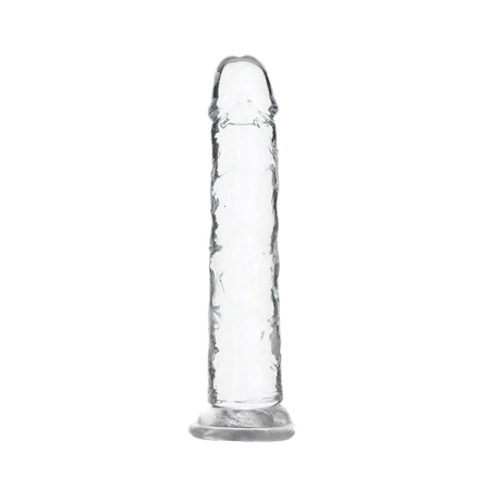 Addiction Crystal Addiction Transparent Vertical Model 18cm with Suction Base