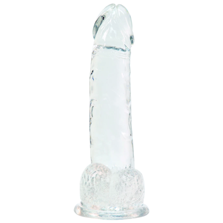 Addiction Crystal Addiction Clear 20 cm Flexible Intimate Model TPE