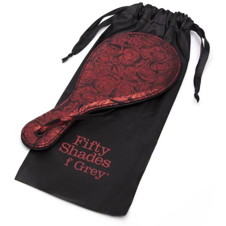 Fifty Shades of Grey Sweet Anticipation Dual-Sided Paddle, Black & Red