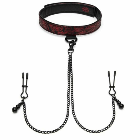 Fifty Shades of Grey Sweet Anticipation Adjustable Collar & Clamp Set