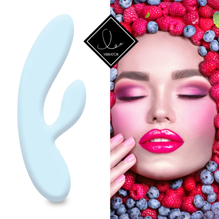 FeelzToys LEA Blueberry Dual Motor Intimate Wellness Device Silicone