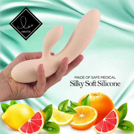 FeelzToys Lea Citrus Dual Motor Silicone Intimate Wellness Device 202mm