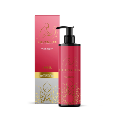 BodyGliss Silky Soft Massage Oil Rose Petals 150ml - Velvety Touch