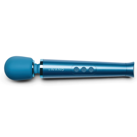 Le Wand Petite Massager Blue - Compact Rechargeable Model, 10 Modes