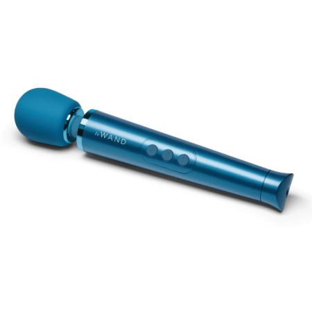 Le Wand Petite Massager Blue - Compact Rechargeable Model, 10 Modes