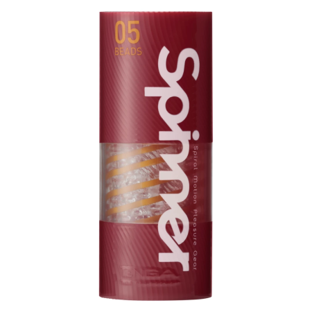 Tenga Spinner 05 Beads Intimate Device with Spiral Bead Texture