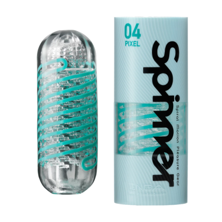 Tenga Spinner 04 Pixel Intimate Rotating Device Spiral Texture
