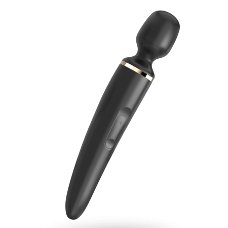 Satisfyer Wand-er Woman Massager Black XXL - 50 Modes, Waterproof, Silicone