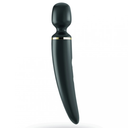 Satisfyer Wand-er Woman Massager Black XXL - 50 Modes, Waterproof, Silicone