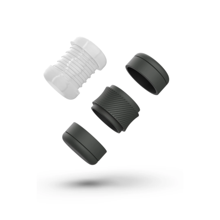 B Swish Bhandy Classic Wave Intimate Manual Device Black 9 cm