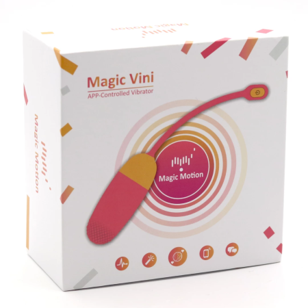 Magic Motion Vini Orange - Compact App-Controlled Intimate Device, USB