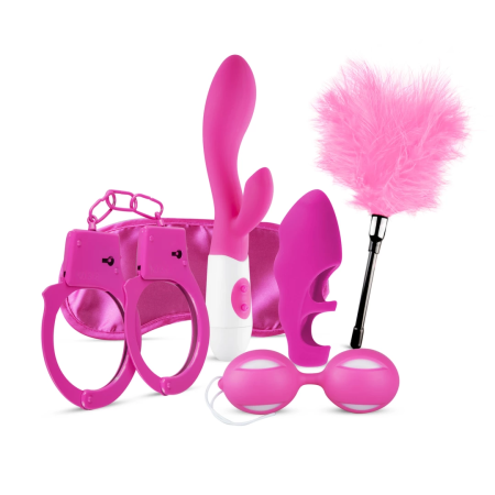 Loveboxxx I Love Pink Deluxe 6-Piece Gift Set for Couples & Beginners