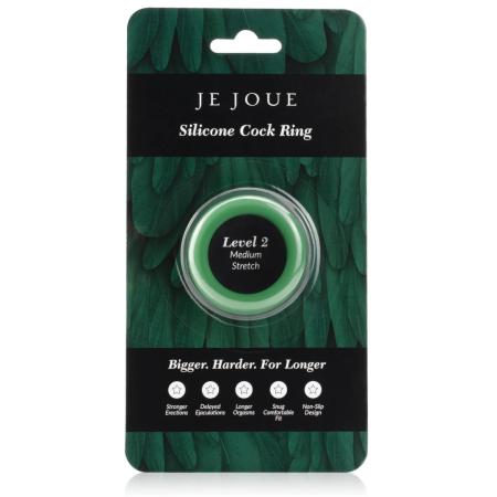 Je Joue Silicone C-Ring Medium Flexible Green - Premium Support Ring