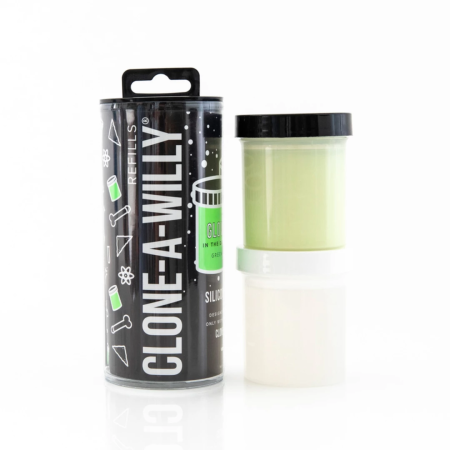 Clone-A-Willy Refill Glow in the Dark Green Silicone 113g