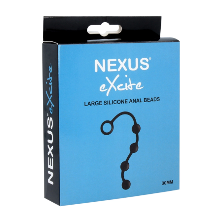 Nexus Excite Large Silicone Beads - Flexible Intimate Trainer 30mm