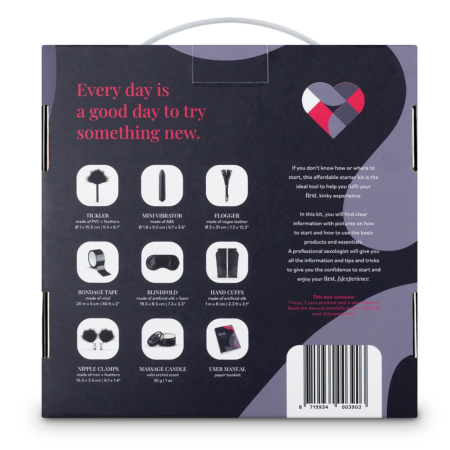 First. Kinky Experience Starter Set - Complete Introductory BDSM Kit