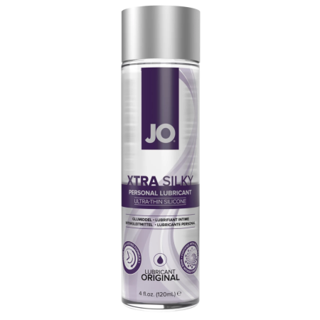 System JO Xtra Silky Thin Silicone Lubricant 120ml Vitamin E