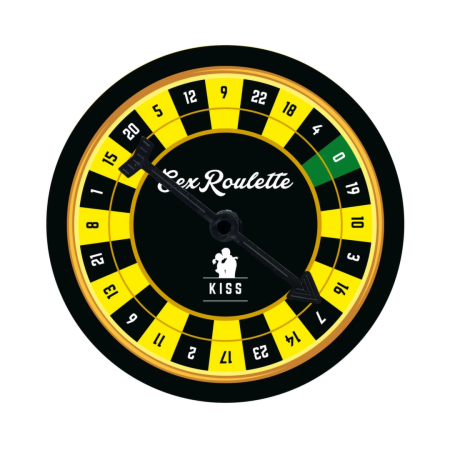 Tease & Please Sex Roulette Kiss - Interactive Couples Game, Multilingual