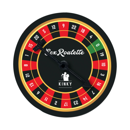 Tease & Please Sex Roulette Kinky Board Game, Multilingual, 24 Challenges