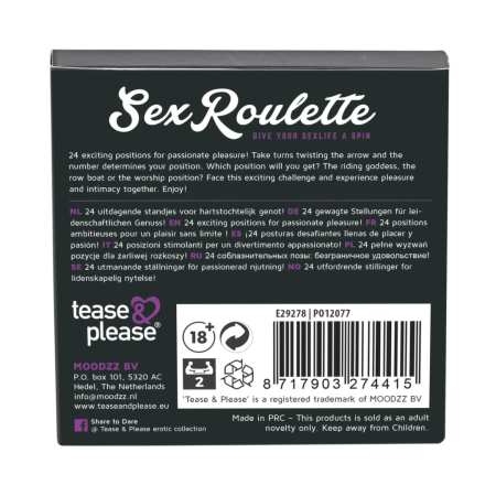 Tease & Please Game Kamasutra Edition - Intimate Couples Board Game