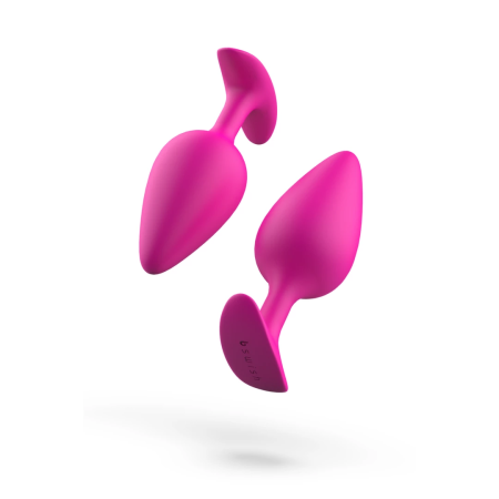 B Swish bfilled Basic Plus Intimate Silicone Plug Magenta 10cm