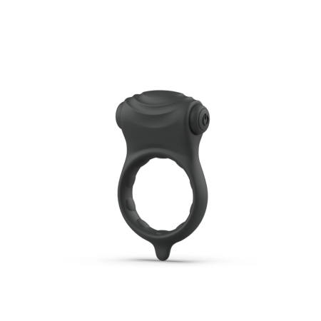 B Swish Bcharmed Basic Wave Black - Silicone Stimulation Ring 5-Mode