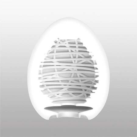Tenga Egg Silky II Compact Textured Intimate Device White