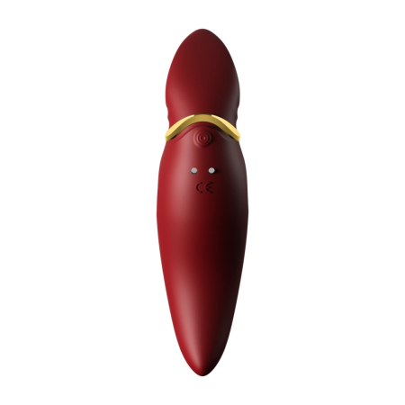 ZALO Hero Wine Red - PulseWave Technology, Ergonomic, IPX4, 146 mm