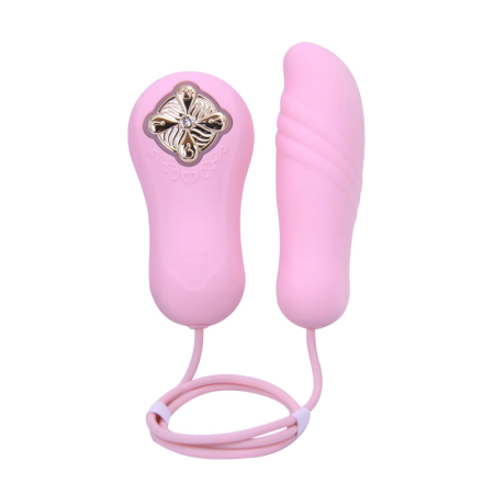 ZALO Temptation Preheating Bullet Thruster Pink - Swarovski, USB, Heating