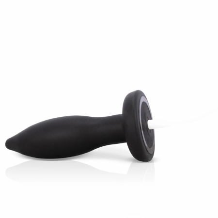 Screaming O Charged Remote Plug Black - Rechargeable Silicone, 4"