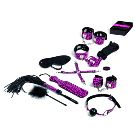 Master & Slave Bondage Game Magenta - Complete Roleplay Set, 24 Cards
