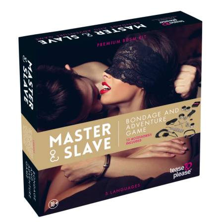 Master & Slave Bondage Set Beige - Complete Role Play Accessory Kit