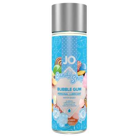 System JO H2O Candy Shop Bubblegum 60ml - Flavored Water-Based Gel