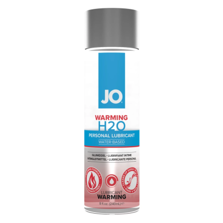 System JO H2O Warming 240ml Water-Based Lubricant - Gentle Warming Effect
