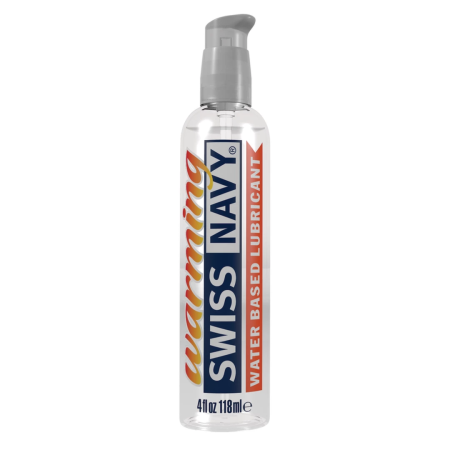 Swiss Navy Warming Water-Based Lubricant 118 ml - Gentle Heating Formula