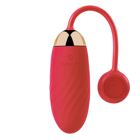 Svakom Ella Red - App-Controlled Vibrating Egg, Rechargeable, Waterproof