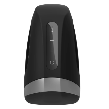 Satisfyer Men Heat Vibration Intimate Device with Warming Function Black