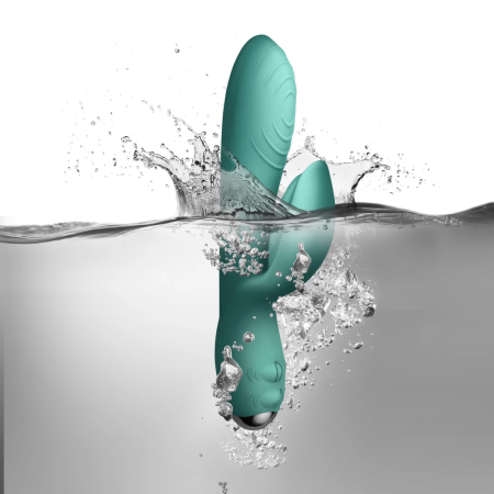 Rocks-Off Every Girl Teal Intimate Dual-Motor Silicone Device