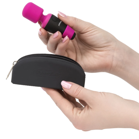 PalmPower Pocket Mini Wand Massager USB Rechargeable, Travel Size