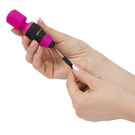 PalmPower Pocket Mini Wand Massager USB Rechargeable, Travel Size