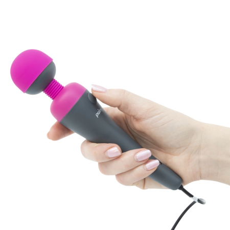 PalmPower Plug & Play Wand Massager Fuchsia 2600mAh USB Powerbank