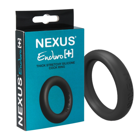 Nexus Enduro Plus Intimate Fitness Trainer - Black Silicone, Large Size